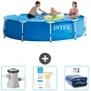 Piscine à cadre ronde - Comprend des accessoires CB74