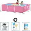 Piscine à cadre rectangulaire - Comprend des accessoires CB73