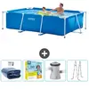 Piscine à cadre rectangulaire - Comprend des accessoires CB13