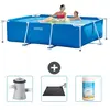 Intex Frame Pool Piscine à cadre rectangulaire - Comprend des accessoires CB80