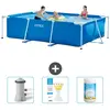 Intex Frame Pool Piscine à cadre rectangulaire - Comprend des accessoires CB73