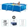 Intex Frame Pool Piscine à cadre rectangulaire - Comprend des accessoires CB83