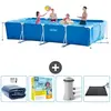 Intex Frame Pool Piscine à cadre rectangulaire - Comprend des accessoires CB11