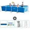 Intex Piscine à cadre rectangulaire - Comprend des accessoires CB6