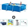 Piscine à cadre rectangulaire - Comprend des accessoires CB12