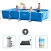 Intex Frame Pool Piscine à cadre rectangulaire - Comprend des accessoires CB80