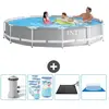 Piscine ronde Prism Frame - Comprend des accessoires CB91