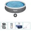 Piscine Gonflable Ronde Fast Set - Comprend des accessoires CB54