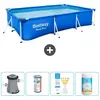Piscine Rectangulaire Steel Pro - Comprend des accessoires CB49