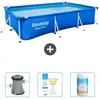 Piscine Rectangulaire Steel Pro - Comprend des accessoires CB37