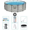 Piscine Ronde Steel Pro MAX - Comprend des accessoires CB32