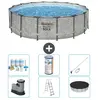 Piscine Ronde Steel Pro MAX - Comprend des accessoires CB32