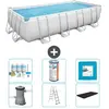 Piscine Rectangulaire Power Steel - Comprend des accessoires CB30