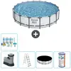 Piscine Ronde Steel Pro MAX - Comprend des accessoires CB29