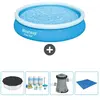 Piscine Gonflable Ronde Fast Set - Comprend des accessoires CB1