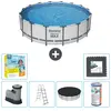 Piscine Ronde Steel Pro MAX - Comprend des accessoires CB35
