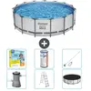 Piscine Ronde Steel Pro MAX - Comprend des accessoires CB36