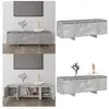 Meuble tv gris béton 120x30x40,5 cm bois d'ingénierie - meuble tv - meubles tv - Home & Living - Gris