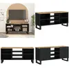 vidaXL Armoire TV 100x33x46 cm Bois massif de manguier & dérivés du bo...