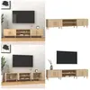 vidaXL Meubles tv chêne sonoma 180x31,5x40 cm bois d'ingénierie - Meub...
