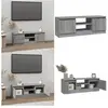 Vidaxl - Meuble tv avec porte Sonoma gris 102x30x36 cm - Meubles Tv - Armoire Tv - Meuble Téléviseur - Meuble Tv Design - Meuble Tv Moderne - Home &