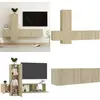 Vidaxl - Ensemble de meubles tv 3 pcs Chêne sonoma Bois d'ingénierie - Meuble Tv Mural - Meuble Tv Moderne - Ensemble Meuble Tv - Meuble Tv Chêne