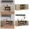 vidaXL Meuble tv Chêne sonoma 100x35x40 cm Bois d'ingénierie - Meubles...