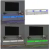 Vidaxl - Meuble tv avec lumières led Gris béton 180x35x40 cm - meuble ...