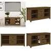 vidaXL Armoire TV Marron Miel 103x36,5x52 cm Pin massif - Armoire TV -...