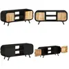Meuble tv 110x30x45 cm Bois de manguier brut - meuble tv - meubles tv - Home & Living - Brun