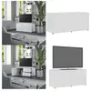 Meuble tv Blanc 80x34x36 cm Bois d'ingénierie - meuble - tv - Home & Living - Blanc