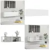 Meuble tv Blanc 120x30x30 cm Bois d'ingénierie - meuble - tv - Home & Living - Blanc
