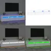 vidaXL Meuble tv avec lumières led Blanc 195x35x40 cm - Meuble Tv - Me...