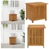 Vidaxl - Boîte de rangement de jardin 60x50x58 cm Bois d'acacia solide - Coffre De Jardin - Rangement Extérieur - Meuble De Jardin - Bois D'acacia