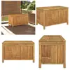 vidaXL Boîte de rangement de jardin 90x52x55 cm Bambou - Coffre De Jardin - Rangement Extérieur - Boîte De Rangement - Meuble De Jardin - Bambou - Home &