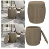 Vidaxl - Boîte de rangement de jardin 4 en 1 marron clair polypropylèn...