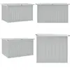 vidaXL Boîte de rangement de jardin Gris 149x99x93 cm - Boîte De Range...