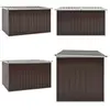 Vidaxl - Boîte de rangement de jardin Marron 171x99x93 cm - Boîte De Rangement Jardin - Coffre De Jardin - Rangement Exterieur - Meuble De Jardin