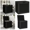 Vidaxl - Boîte de stockage de jardin noir 55,5x43x53 cm polypropylène - Coffre De Jardin - Rangement Extérieur - Boîte De Rangement - Meuble De