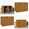 Vidaxl - Boîte de rangement de jardin 140x87x104 cm bois massif d'acac...