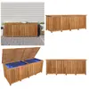 vidaXL Boîte de rangement de jardin 200x80x75 cm bois massif d'acacia - Coffre De Jardin - Rangement Extérieur - Coffre De Rangement - Meuble De Jardin
