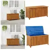 Boîte de rangement de jardin 113x50x58 cm Bois d'acacia solide - Coffre De Jardin - Rangement Extérieur - Meuble De Jardin - Bois Acacia - Boîte De