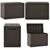 Vidaxl - Boîte de rangement de jardin Marron 78x44x55 cm - Boîte De Rangement Jardin - Coffre De Rangement Extérieur - Rangement Jardin - Boîte à