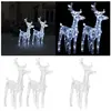Rennes de Noël 2 pcs 80 led Blanc froid Acrylique - renne de Noël - rennes de Noël - Home & Living