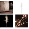 vidaXL sapin de bouleau à LED blanc chaud 672 LED 400 cm - arbre à LED...