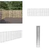 Vidaxl - Mur à gabion avec couvercles Acier galvanisé 600x30x200 cm - ...