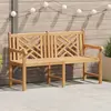 vidaXL Banc de jardin Marron 150 x 60 x 90 cm Bois de teck solide