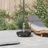 vidaXL Pied de parasol noir 45 x 45 x 45 cm Granit