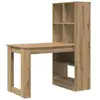 Vidaxl - Bureau Chêne Artisanal 122 X 67 X 145 Cm Bois D'Ingénierie