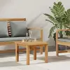 vidaXL Table basse Marron 45 x 45 x 36 cm Bois de teck massif